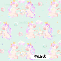 Unicorns Tea Party - Mint