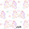 Unicorns Tea Party - White