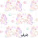 Unicorns Tea Party - White