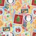 Whimsical Postmarks exclusive seamless pattern