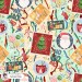 Whimsical Postmarks exclusive seamless pattern - Serpentine