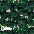 Woodland Celestials Linart seamless pattern design - Pine
