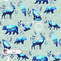 Woodland Celestial - Aqua