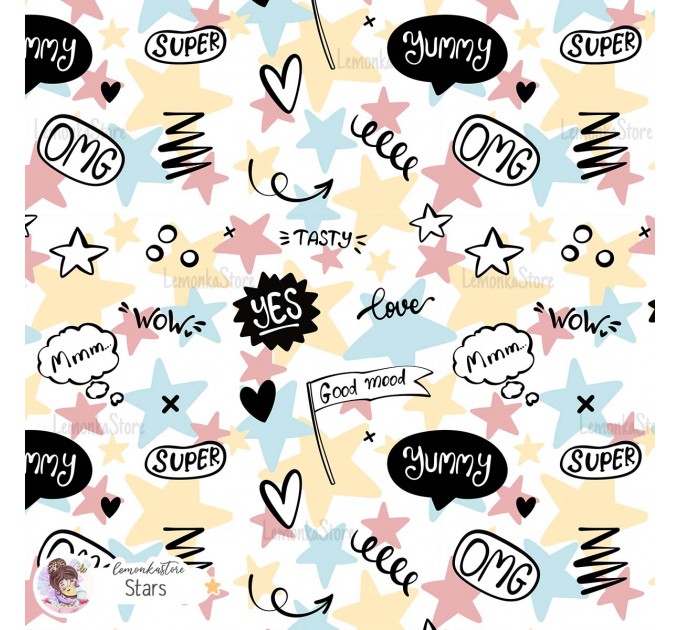 Yummy exclusive [Coordinate] seamless pattern - Stars