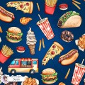 Yummy exclusive seamless pattern - Denim