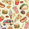 Yummy exclusive seamless pattern - Light-green