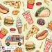 Yummy exclusive seamless pattern - Light-green