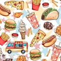 Yummy exclusive seamless pattern - Stars