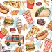 Yummy exclusive seamless pattern - Stars