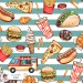 Yummy exclusive seamless pattern - Steel