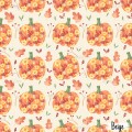Autumn Pumpkin [NON-exclusive] seamless pattern - Beige