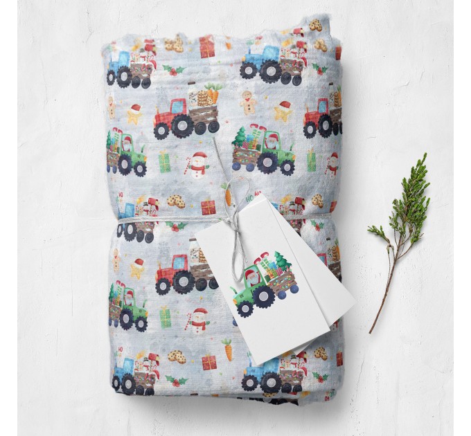 Christmas Tractors Seamless patterns [Non-Exclusive]  9 in 1