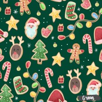 Christmas Gingerbreads - Green