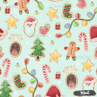Christmas Gingerbreads - Mint