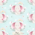 Ellie - Little Lovelie  [NON-exclusive] seamless pattern - Mint