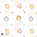 Floral Pumpkins seamless pattern - Splash