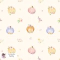 Floral Pumpkins seamless pattern - Sunny
