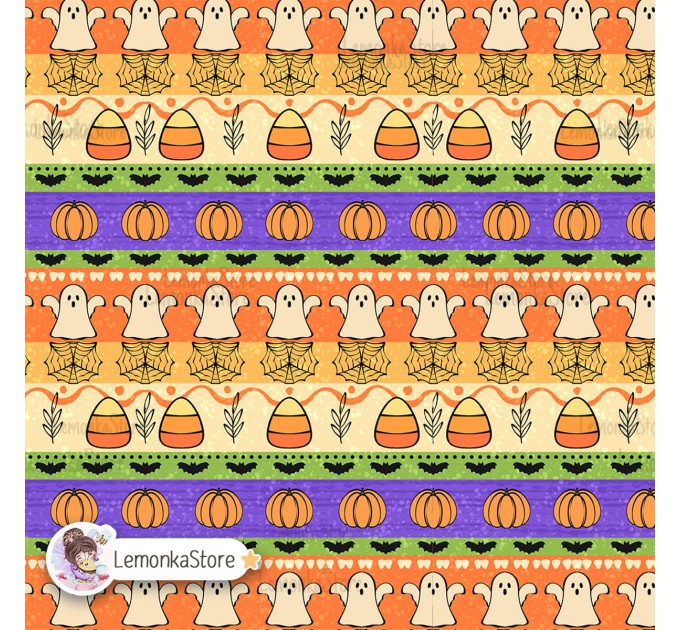 Halloween Spooky Stripes