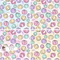 Pastel Pumpkins seamless pattern