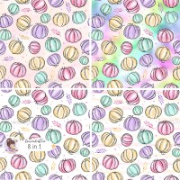 Pastel Pumpkins (8 in 1) [Freebie]