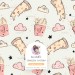 Pizza Day seamless pattern 5 in 1