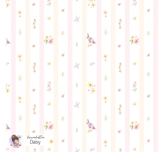 Tiny flowers seamless pattern - Daisy