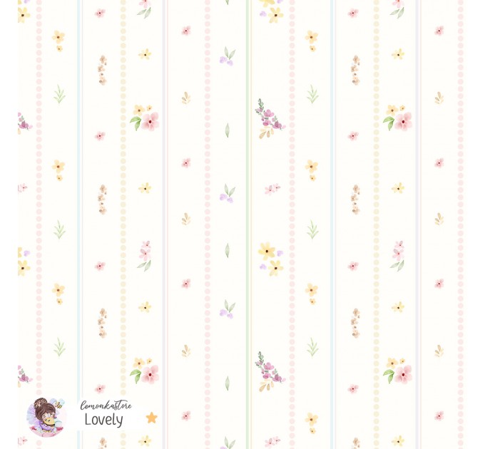 Tiny flowers seamless pattern - Lovely