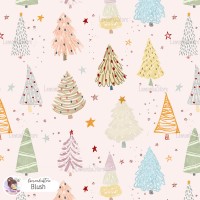 Christmas Whimsical Trees - Blush