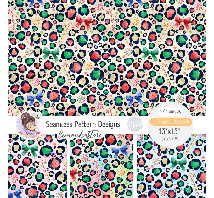 Wild and Merry [Non-Exclusive] seamless pattern