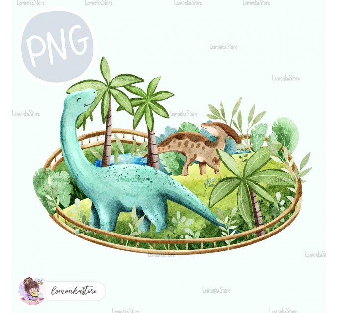 Dinosaur museum - Brachiosaurus plants [PNG Clipart]