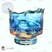 Dinosaur museum - Plesiosaurus [PNG Clipart]