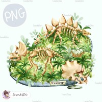 Dinosaur museum - Triceratops [PNG Clipart]