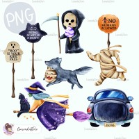 Spooky Carnival - Bundle [PNG Clipart]