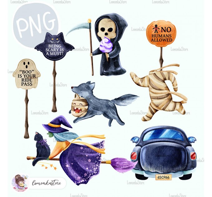 Spooky Carnival - Bundle [PNG Clipart]