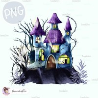 Spooky Carnival - Haunted house [PNG Clipart]