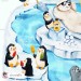 Polar bear and penguins - Wildlife Park - Arctic [PNG Clipart]