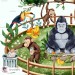 Funny Monkeys - Wildlife Park - Jungle [PNG Clipart]