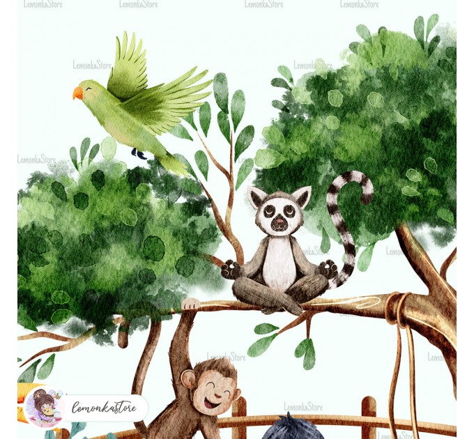 Funny Monkeys - Wildlife Park - Jungle [PNG Clipart]