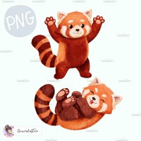 Wildlife Park - Red Panda [PNG Clipart]