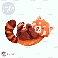 Wildlife Park - Red Panda [PNG Clipart]