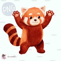 Wildlife Park - Red Panda [PNG Clipart]