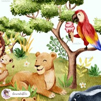 Wildlife Park - Savanna [PNG Clipart]
