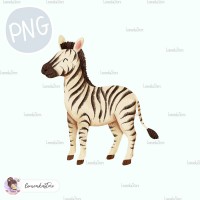 Wildlife Park - Zebra [PNG Clipart]