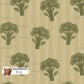 Broccoli exclusive seamless pattern - Brass