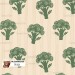 Broccoli exclusive seamless pattern - Beige