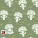 Broccoli exclusive seamless pattern - Light Olive
