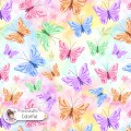Colorful Butterflies exclusive seamless pattern - Colorful