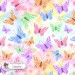 Colorful Butterflies exclusive seamless pattern - Colorful