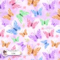 Colorful Butterflies exclusive seamless pattern - Lilac