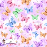 Colorful Butterflies - Lilac